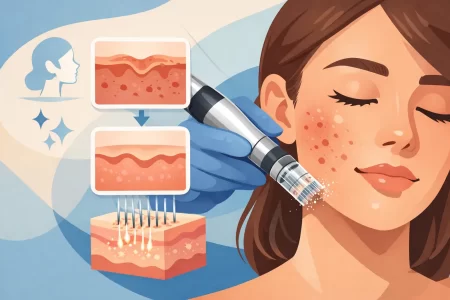 Microneedling para marcas de acne resulta?