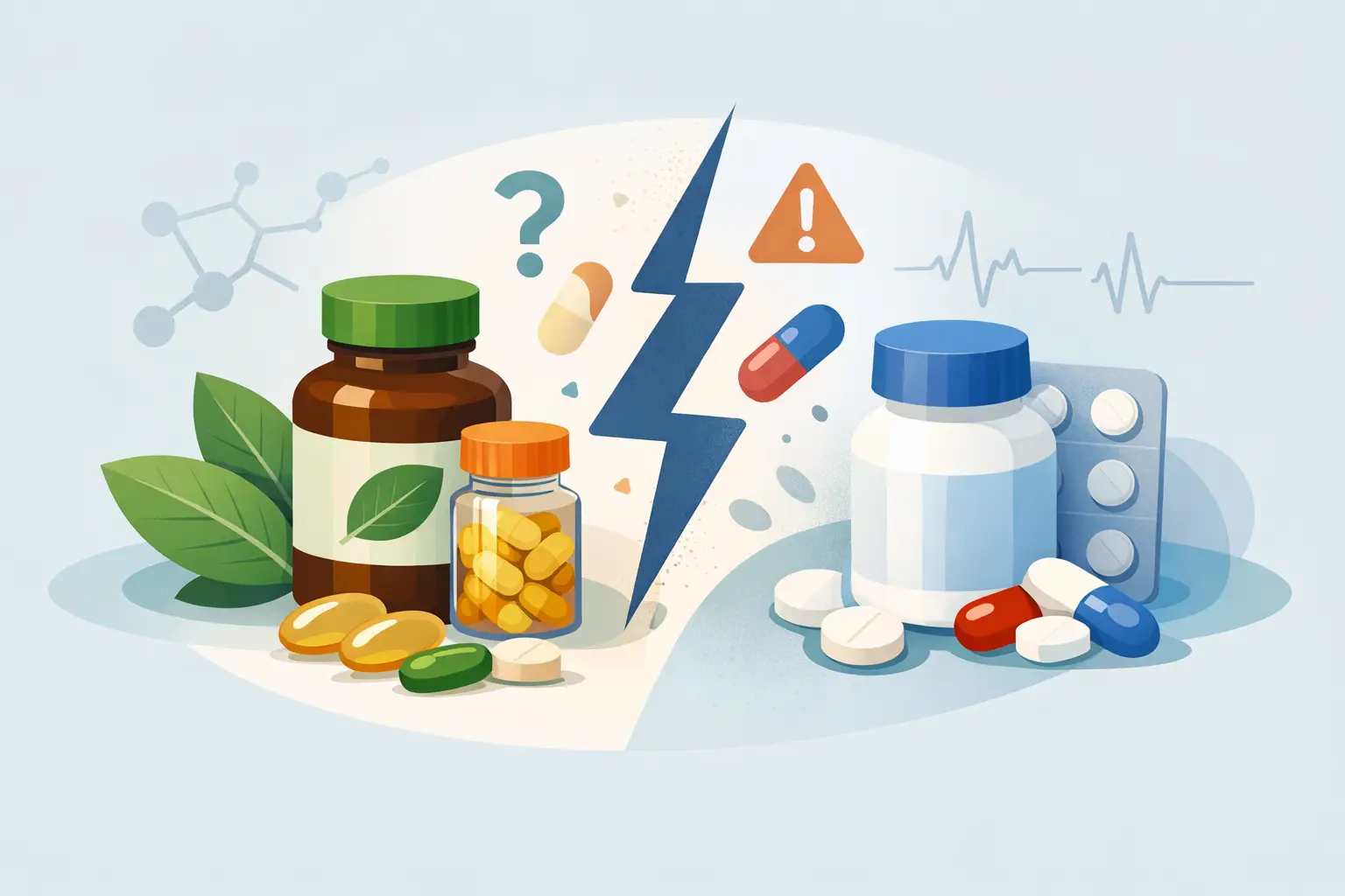 Suplementos podem interferir com medicamentos?
