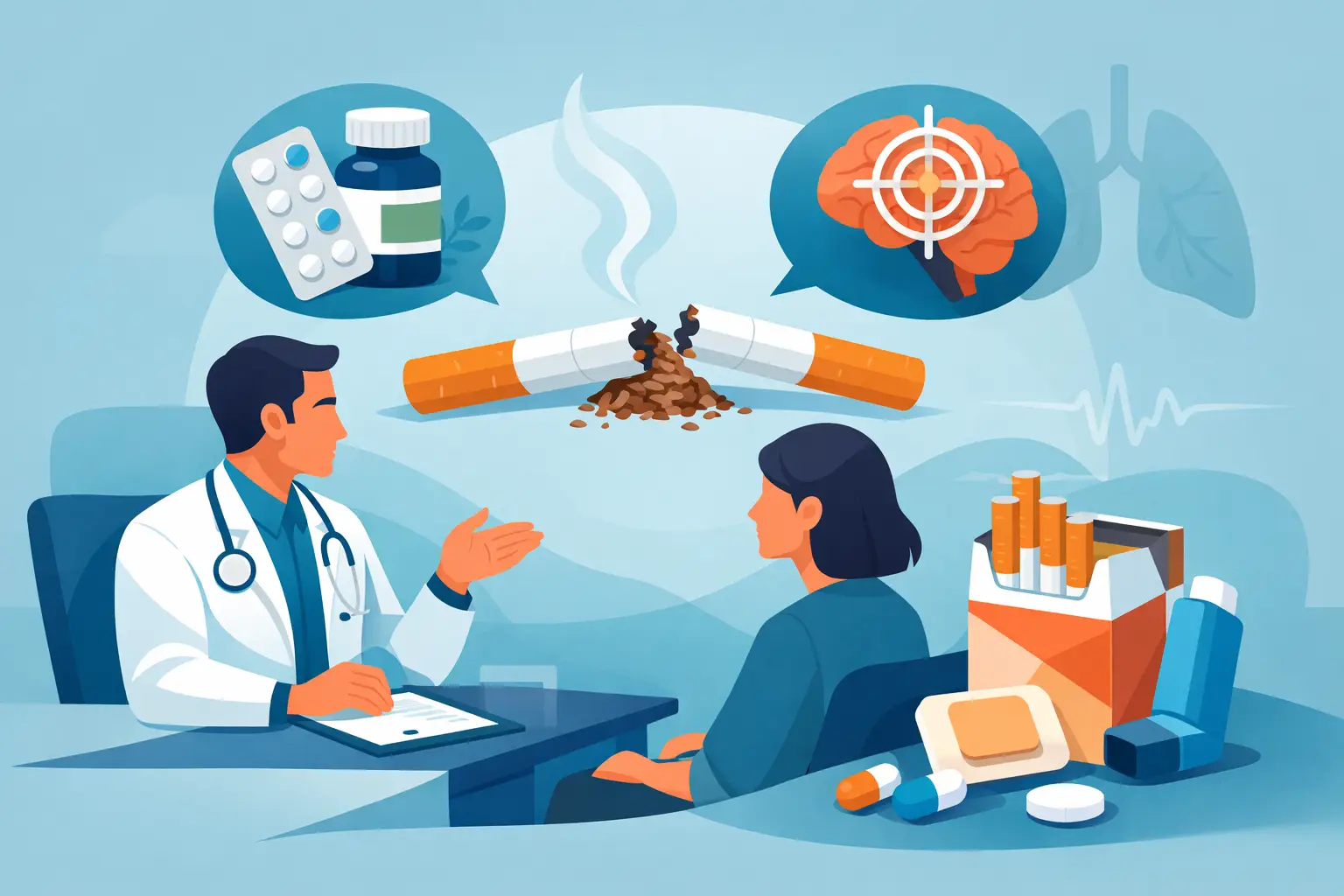 Tratamento médico para vício do tabaco